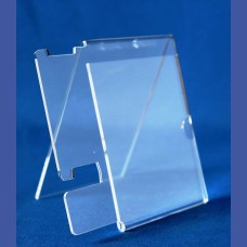 RELOJ          Individual elevado con porta cartel A-6 de 105 x 148 mm<br>Medidas: 155 x 145 mm<br>